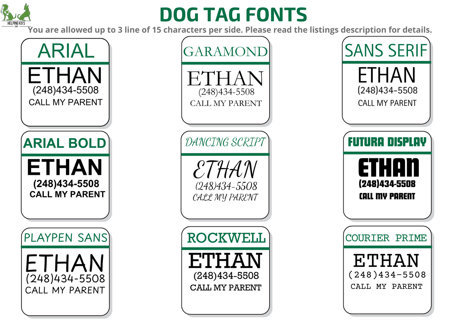 Engraved Military Style Stainless Steel Dog Tag – Personalized Durable Pet ID Tag, Waterproof Custom Name Tag for Dogs