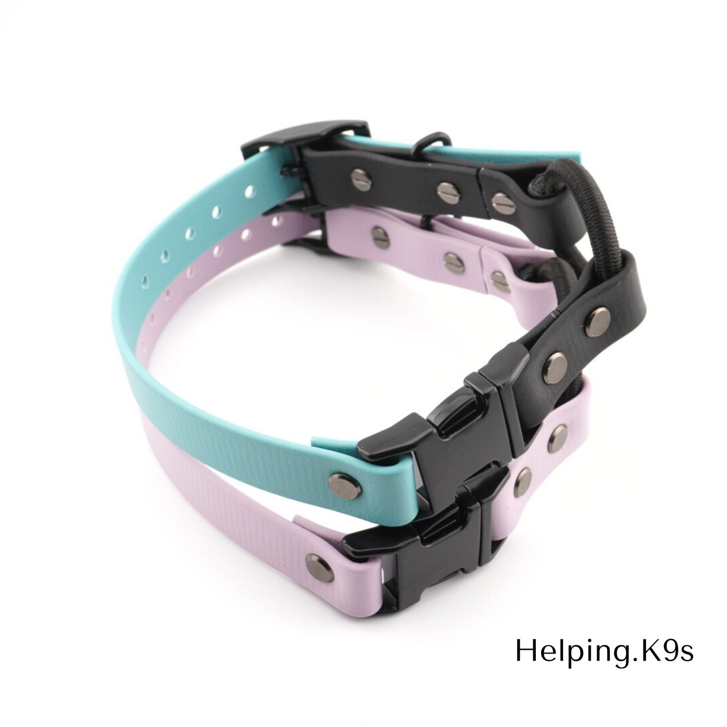 3/4" Quick Release Bungee E-Collar Strap – BioThane® Replacement for Dogtra, Garmin & E-Collar Technologies, Waterproof & Handmade in USA