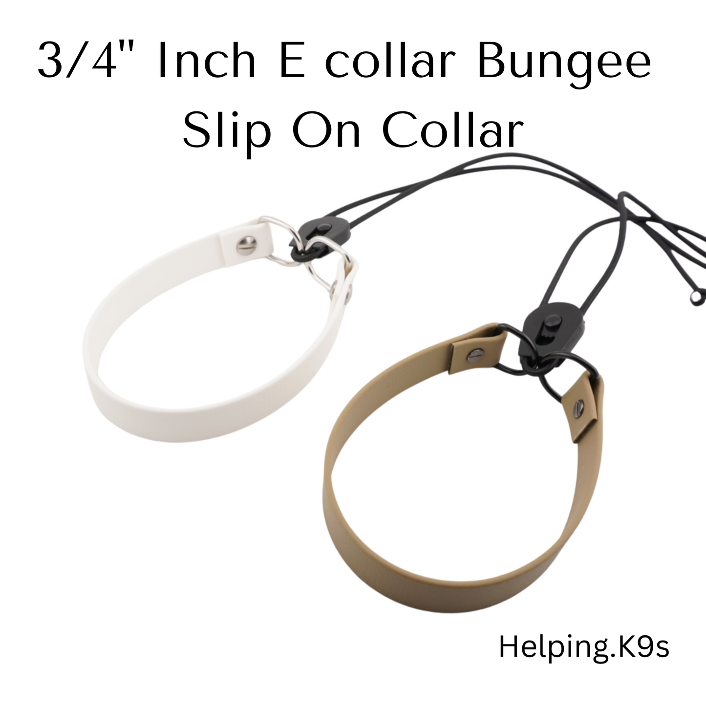E collar Bungee Collar, Fits 3/4" inch for Dogtra, Garmin, E collar Technologies, Waterproof Collar, USA BioThane