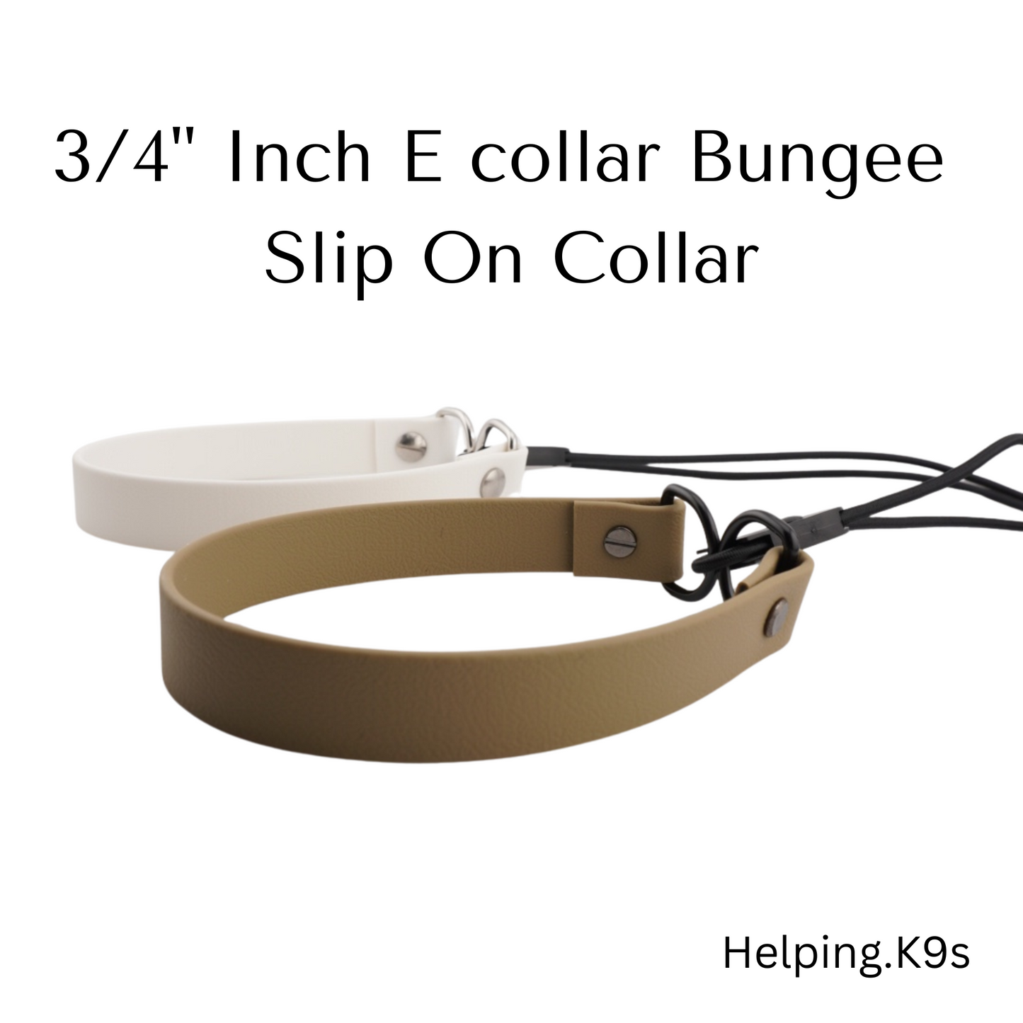 E collar Bungee Collar, Fits 3/4" inch for Dogtra, Garmin, E collar Technologies, Waterproof Collar, USA BioThane