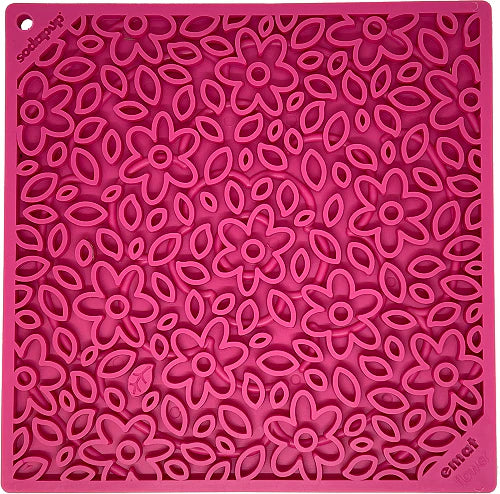 SODA PUP Flower Power Design eMat Enrichment Lick Mat