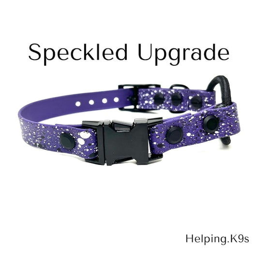 Speckle Upgrade, Waterproof Speckled Paint For Vegan Leather Leash and Collar, Splatter Biothane, Faux Leather, Biothane Leash,