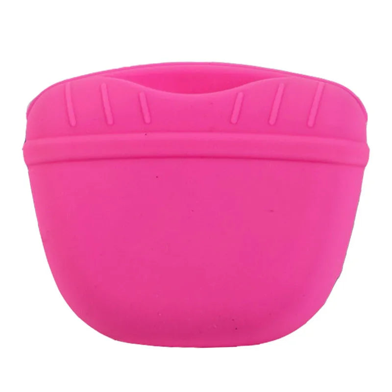 Everyday Silicon Teat Pouch – Waterproof Training Treat Bag, Easy-Open Snack Holder for Dog Training & Walks