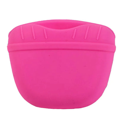 Everyday Silicon Teat Pouch – Waterproof Training Treat Bag, Easy-Open Snack Holder for Dog Training & Walks