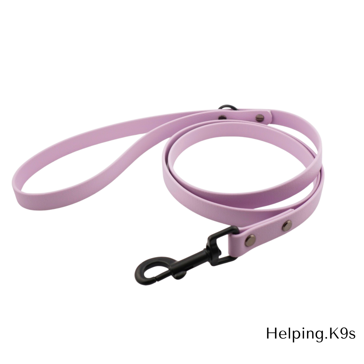 Waterproof Dog Collar & Leash Set – BioThane® Package Deal, One-Tone Custom Colors, Durable & Vegan, Handmade in USA
