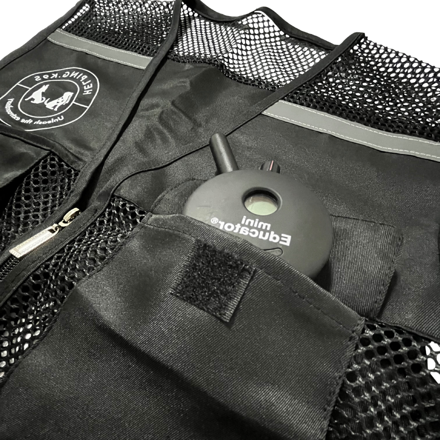Dog Training Vest – Lightweight Mesh Trainer’s Vest with Multi Pockets for Treats, Toys & Training Gear by Helping.K9s
