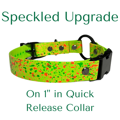 Speckle Upgrade, Waterproof Speckled Paint For Vegan Leather Leash and Collar, Splatter Biothane, Faux Leather, Biothane Leash,