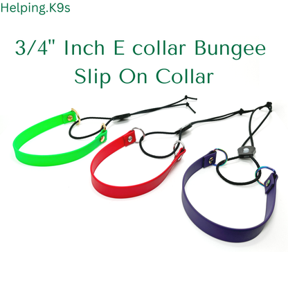 E collar Bungee Collar, Fits 3/4" inch for Dogtra, Garmin, E collar Technologies, Waterproof Collar, USA BioThane