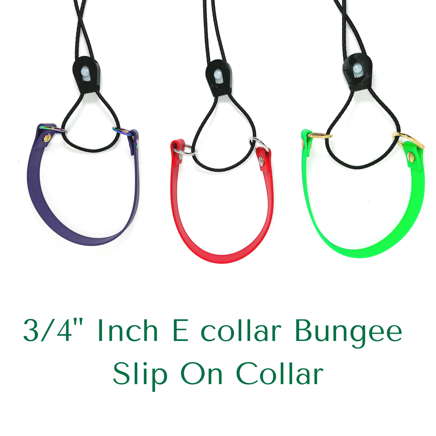 E collar Bungee Collar, Fits 3/4" inch for Dogtra, Garmin, E collar Technologies, Waterproof Collar, USA BioThane