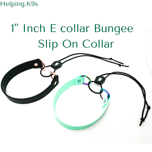 E collar Bungee Collar, Fits 1" inch for Dogtra, Garmin, E collar Technologies, Waterproof Collar, USA BioThane