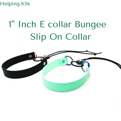 E collar Bungee Collar, Fits 1" inch for Dogtra, Garmin, E collar Technologies, Waterproof Collar, USA BioThane