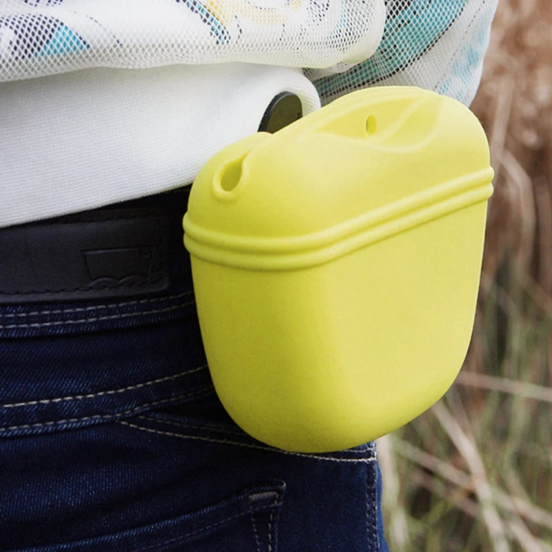 Everyday Silicon Teat Pouch – Waterproof Training Treat Bag, Easy-Open Snack Holder for Dog Training & Walks