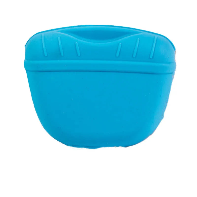 Everyday Silicon Teat Pouch – Waterproof Training Treat Bag, Easy-Open Snack Holder for Dog Training & Walks