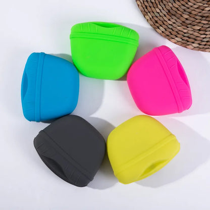 Everyday Silicon Teat Pouch – Waterproof Training Treat Bag, Easy-Open Snack Holder for Dog Training & Walks