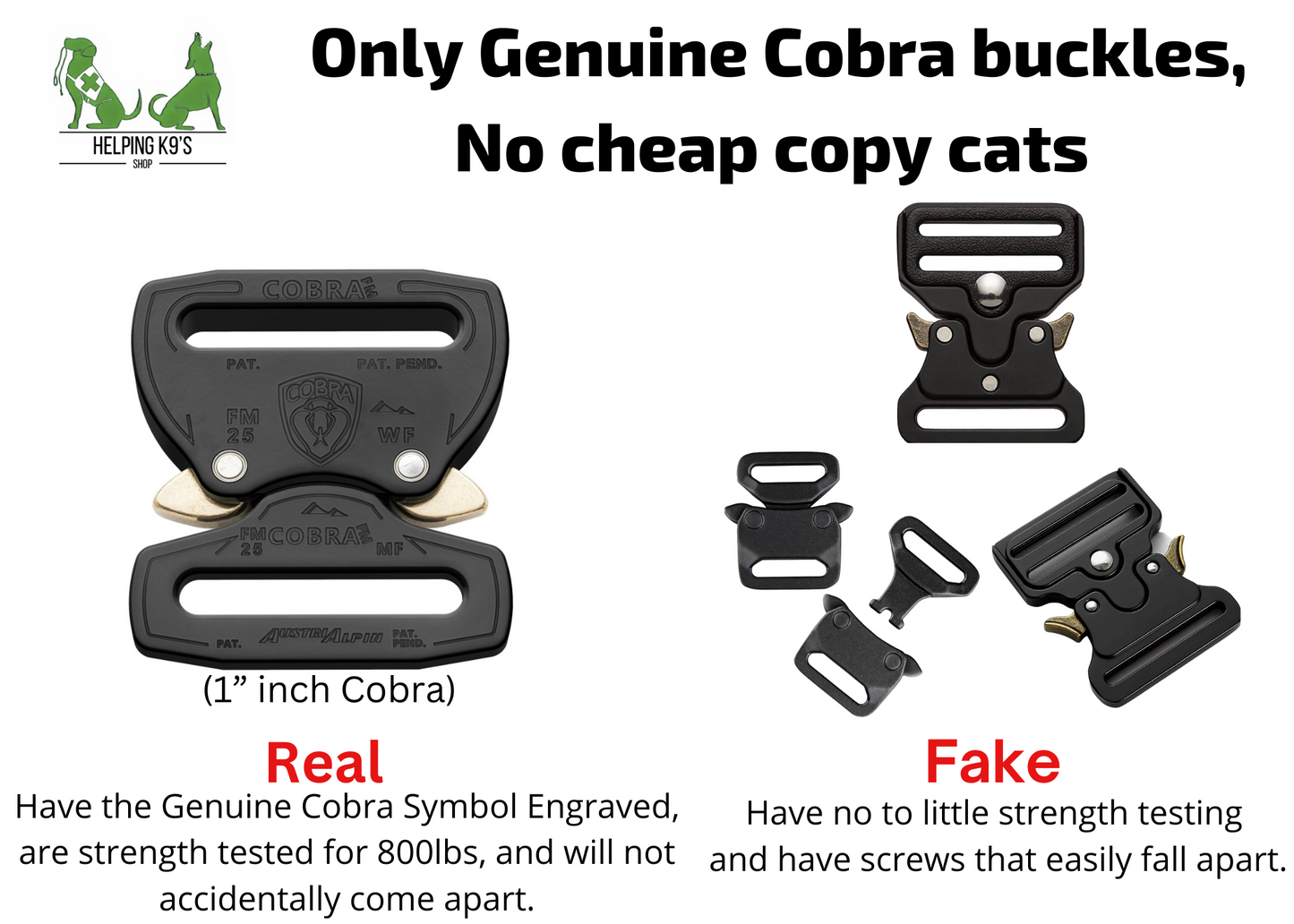 3/4" inch Quick Release COBRA® Bungee E collar, USA BioThane, for Dogtra, Garmin, E collar Technologies and more