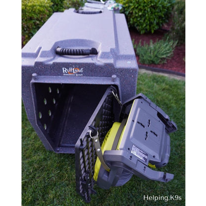 Ryobi Fan Tag for Ruffland Kennels – Custom BioThane® Fan Holder, 5/8" Wide, Waterproof & Durable, Handmade in USA