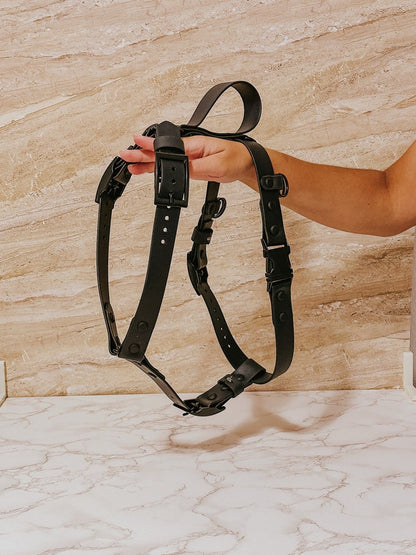 Custom BioThane® Dog Harness – Waterproof Multipurpose Harness, 1" Wide for Medium & Large Dogs, Handmade in USA