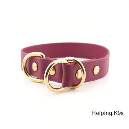 1" BioThane® Slip Collar – Waterproof & Odor-Proof Custom Training Collar with Brass Hardware, Handmade in USA