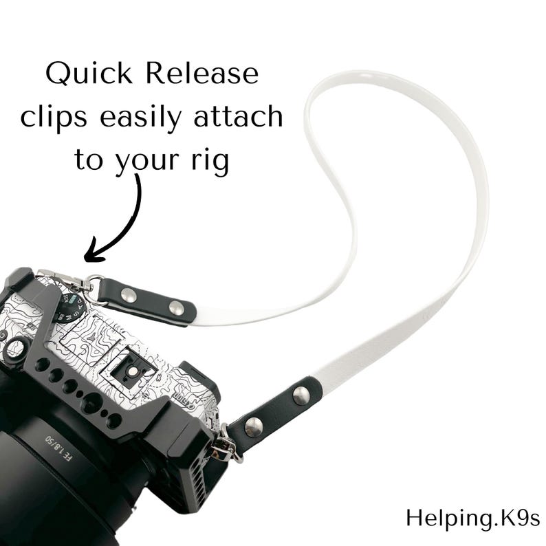 Handsfree Camera Strap – Durable BioThane® Waterproof Camera Harness, Leather-Free Alternative, Custom Colors, Handmade in USA