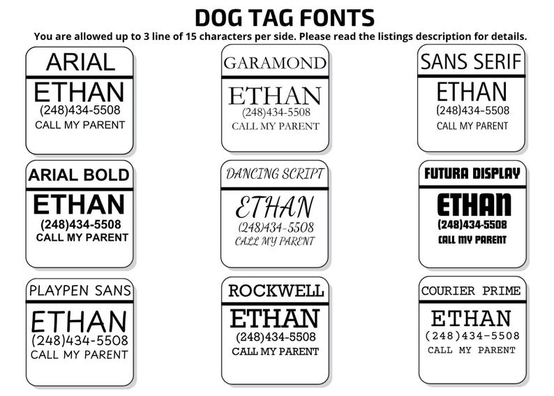 Custom Dog Tag – Personalized Stainless Steel Pet ID Tag, Durable Engraved Name Tag for Dogs, Waterproof & Long-Lasting