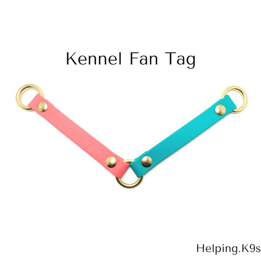 BioThane® Fan Holder for Ruffland Kennels – Fits Gen 1 Ryobi Fan, Waterproof Travel Accessory for Dogs, Handmade in USA