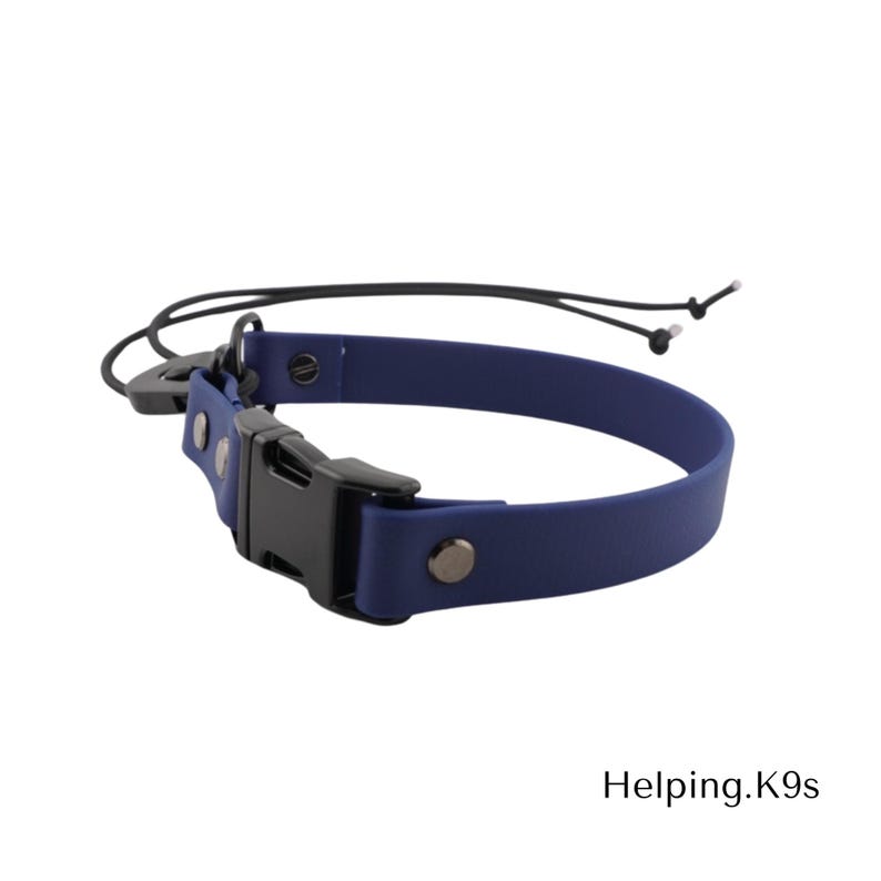 E-Collar Bungee Strap with Quick Release Buckle – 1" BioThane® Replacement Collar for Dogtra, Garmin & E-Collar Technologies, Waterproof & Handmade in USA
