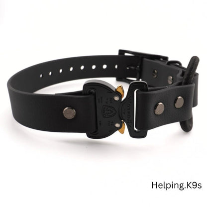 1" Quick Release COBRA® Bungee E-Collar Strap – BioThane® Replacement for Dogtra, Garmin & E-Collar Technologies, Waterproof & Handmade in USA