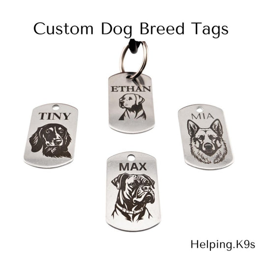 Custom Dog Tag – Personalized Stainless Steel Pet ID Tag, Durable Engraved Name Tag for Dogs, Waterproof & Long-Lasting